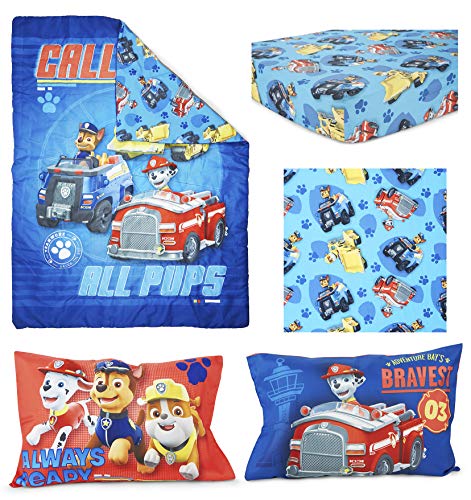 Paw Patrol Calling All Pups Toddler Bedding Set - 4-Piece Paw Patrol Calling All Pups Toddler Bedding Set - 4-Piece